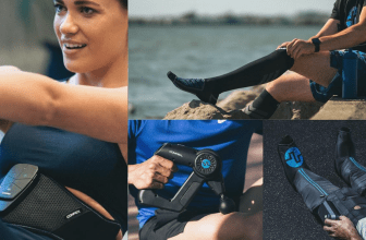 L'image montre des sportifs de haut niveau utiliser les produits compex