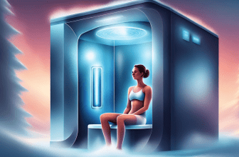 L'image montre l'illustration d'une femme pratiquer la Cryothérapie