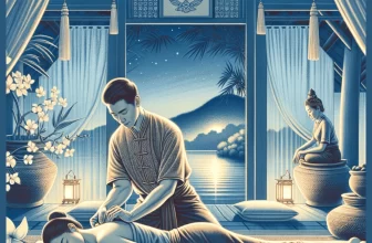 L'image montre l'illustration d'une femme pratiquer le Le Massage Thaïlandais